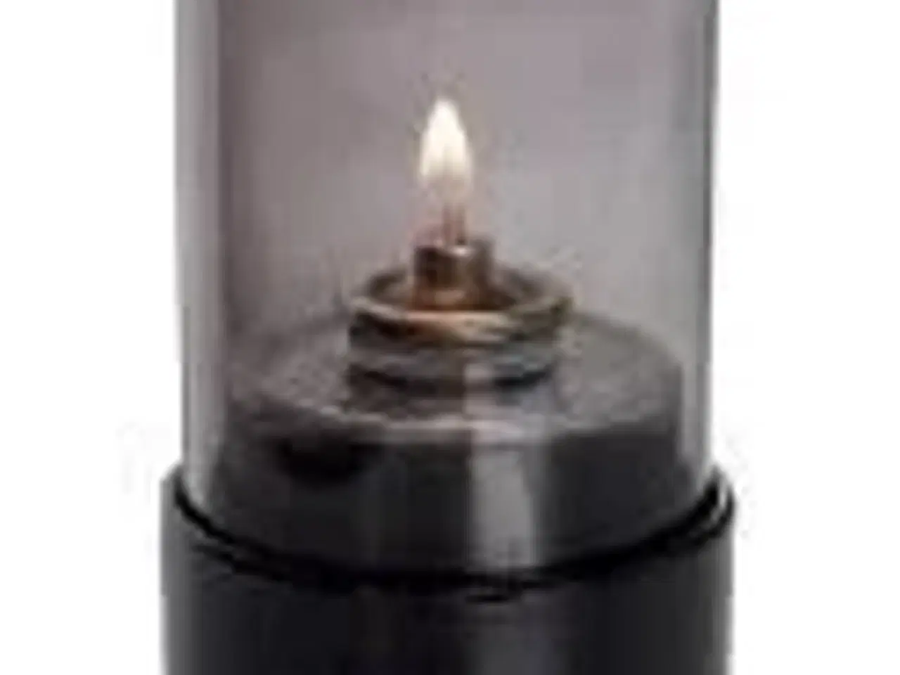 Billede 1 - 6 stk. Olielampe sort glas m/sort bund til bio oile