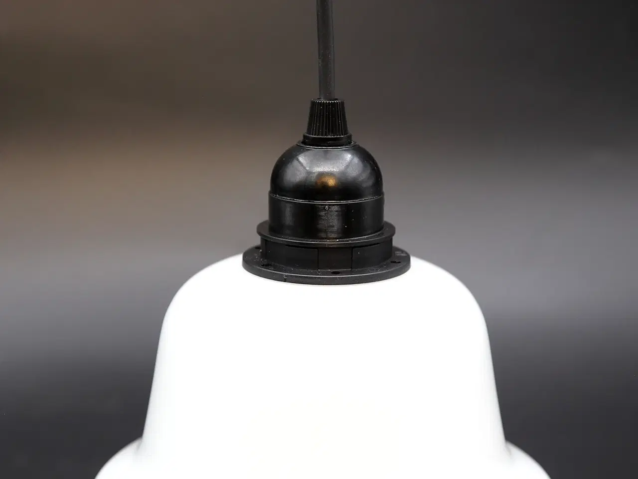 Billede 3 - Genbrug pendellampe med opal glasskærm 50–60’erne