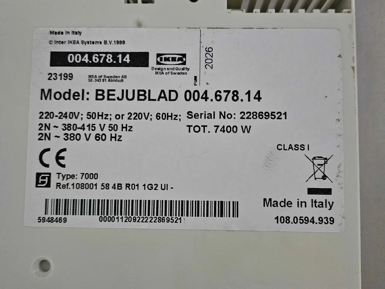 Billede 1 - Indutionskogeplade