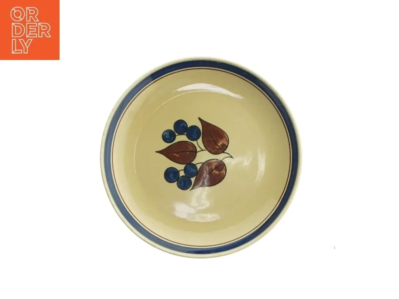 Billede 2 - Fra norske Figgio. Stellet: blåbær. Dekorative tallerkener (str. 25 cm)