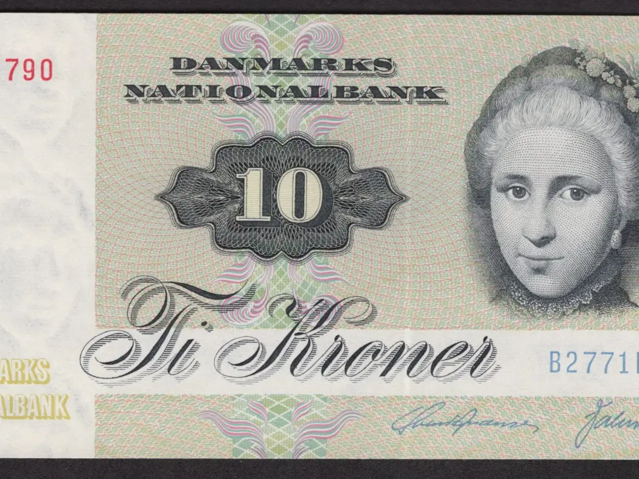 Billede 1 - Danmark 10 Kroner B2 1977