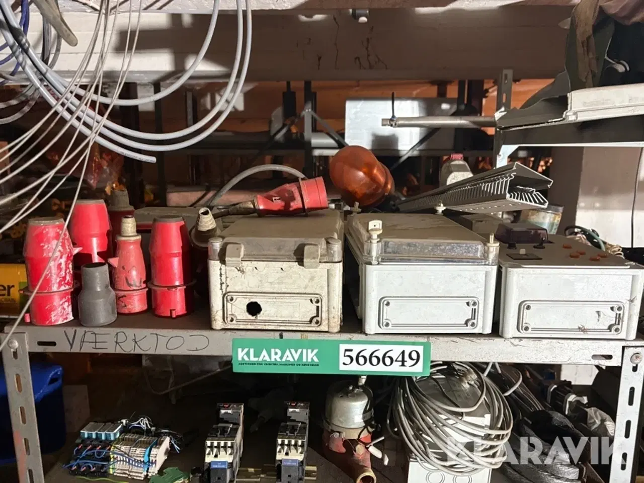 Billede 7 - Blandet lot diverse el, emnestål og wire.