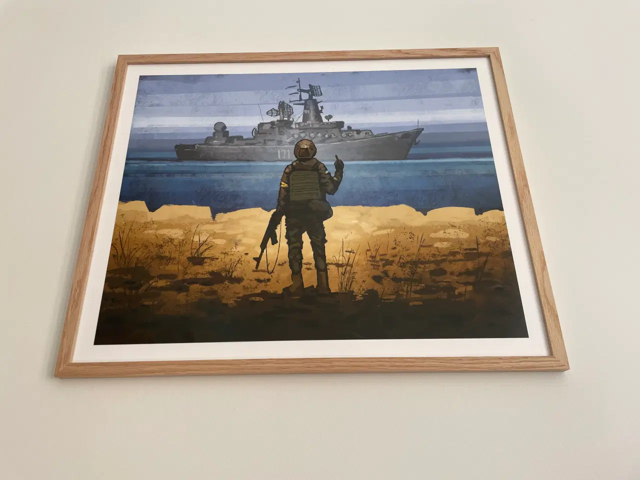 Billede 2 - “Russian Warship, go f*ck yourself”.