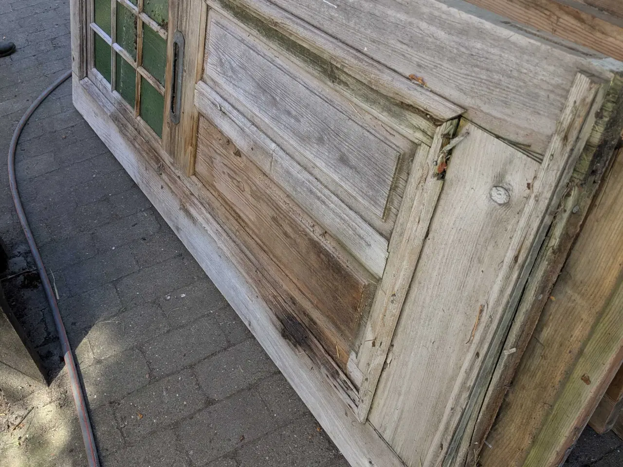 Billede 1 - Gl. Afsyret Hoveddør