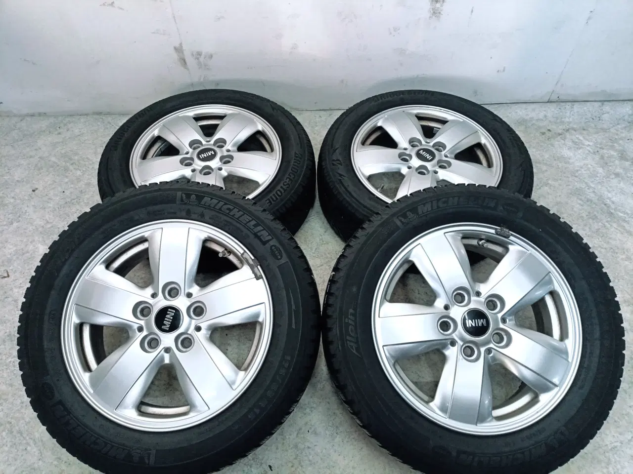 Billede 3 - 5x112 15" ET46 nav 66,6æ MINI vintersæt inkl.TPMS