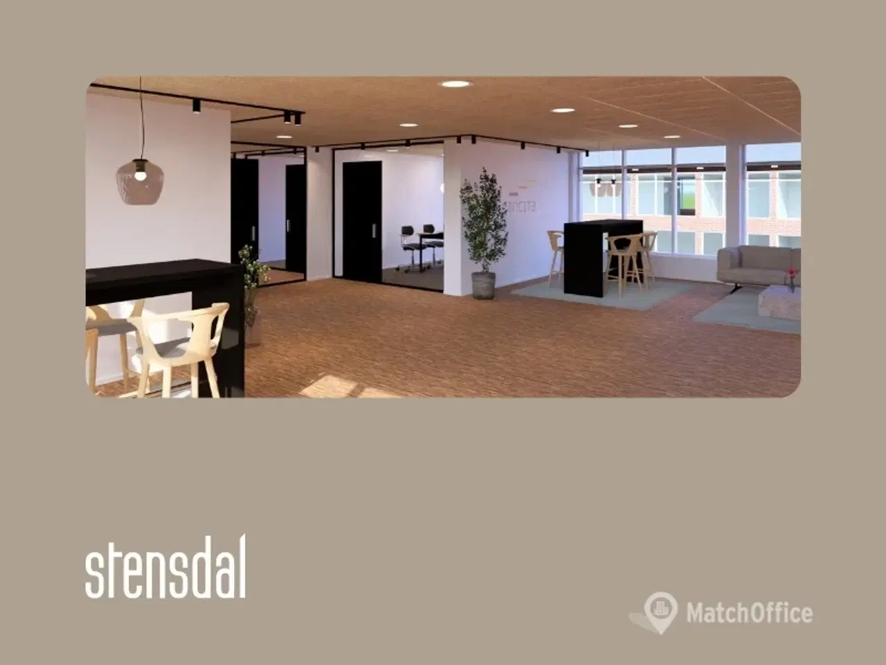 Billede 1 - Penthousekontor i hjertet af Herlev