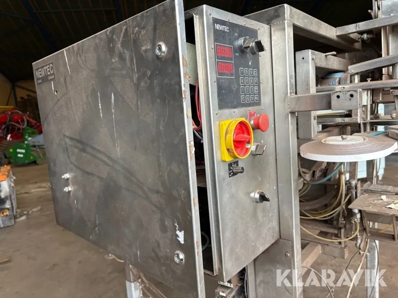 Billede 9 - Pose pakkemaskine til bøjleposer NewTec VB40 i rustfri stål