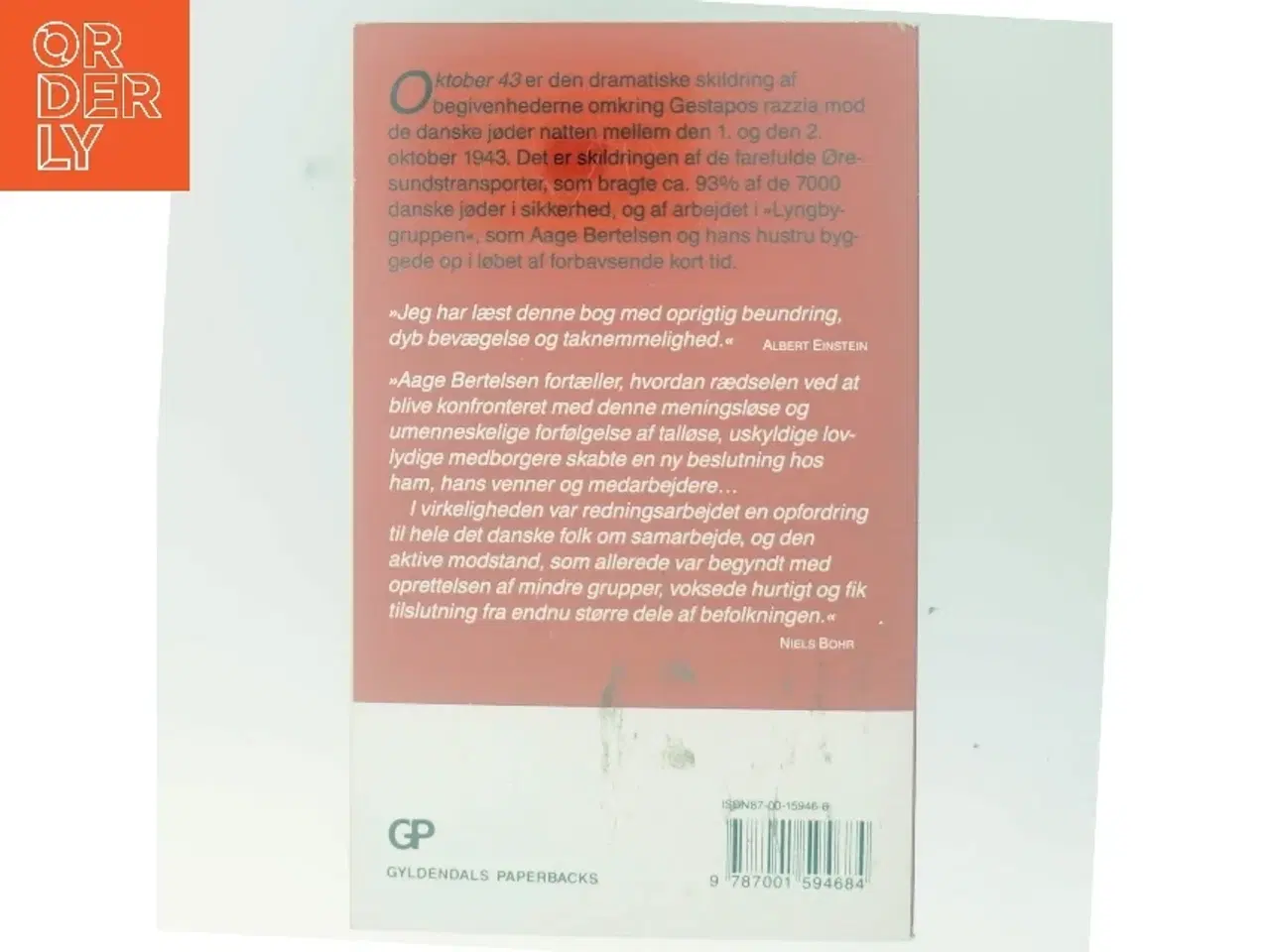Billede 3 - Oktober 43 af Aage Bertelsen (Bog)