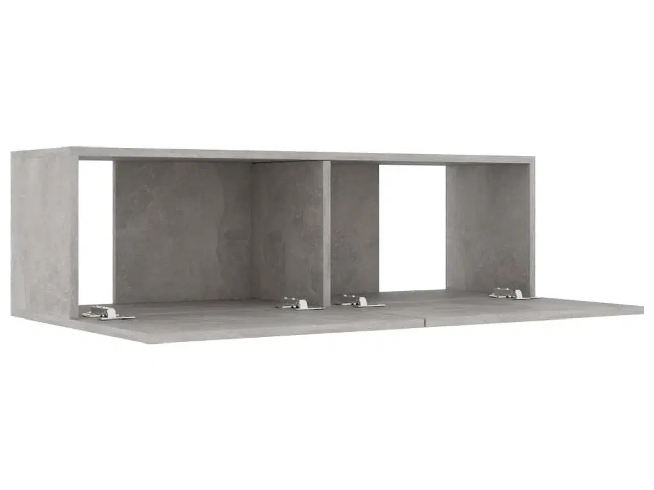 Billede 5 - Tv-bord 100x30x30 cm konstrueret træ betongrå