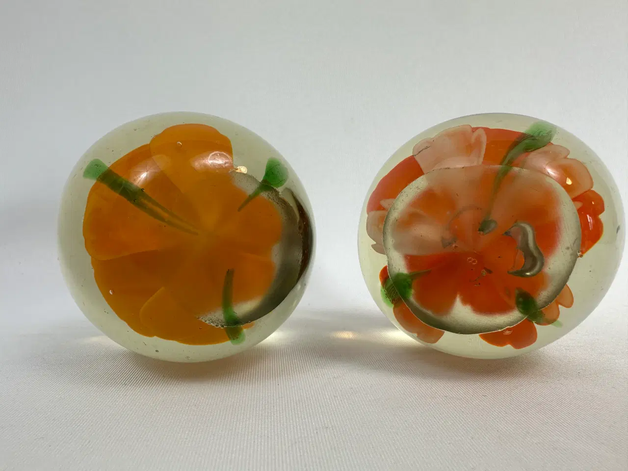 Billede 7 - 2 stk. ældre brevpressere / glaskunst 