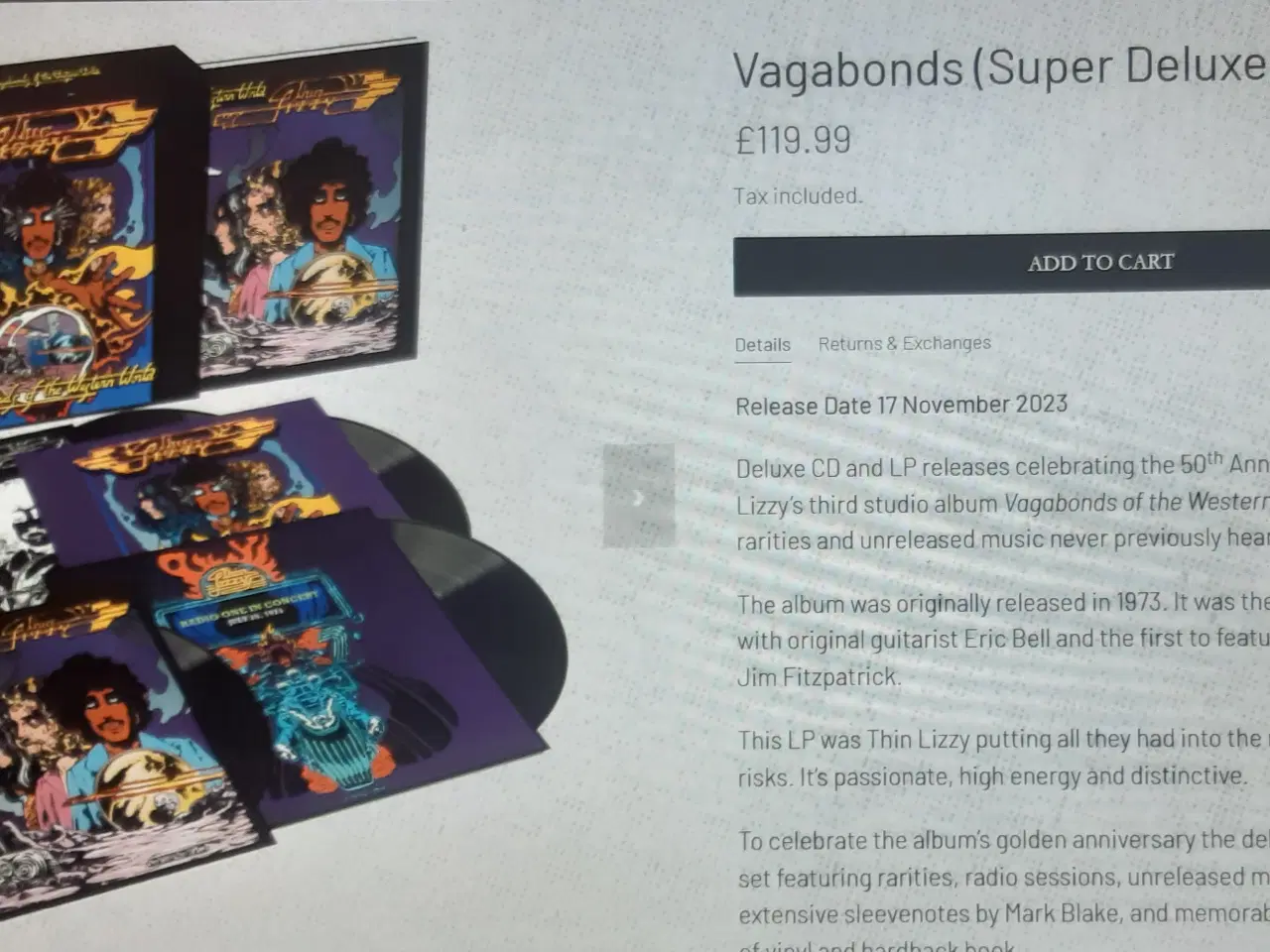 Billede 4 - Thin Lizzy ... super de-luxe vinyl boks