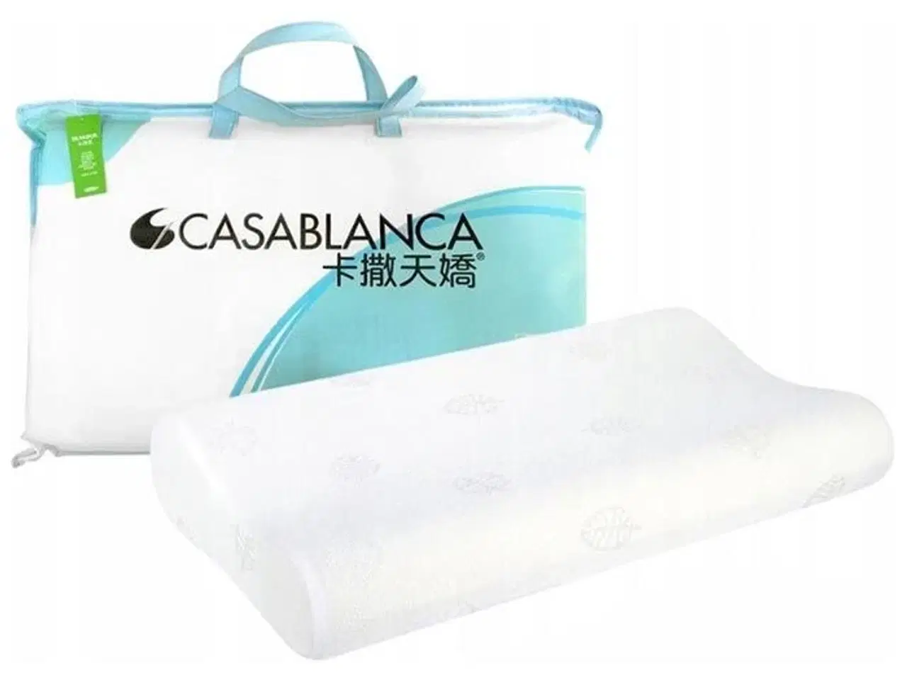 Billede 4 - 2 stk. casablanca pude i memoryskum 30x50cm(ubrugt)