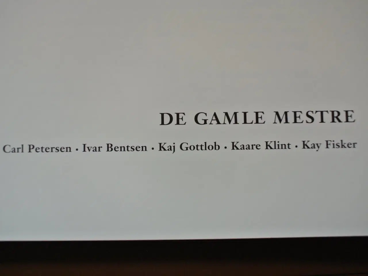 Billede 2 - de gamle mestre, red,. af karen zahle mfl. , emne: