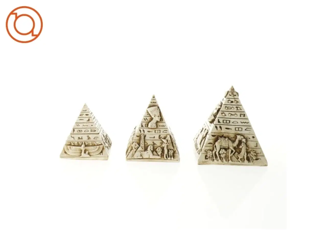 Billede 3 - Pynte pyramider (str. 10 x 10 cm og 7 x 7 cm og 6 x 6 cm)