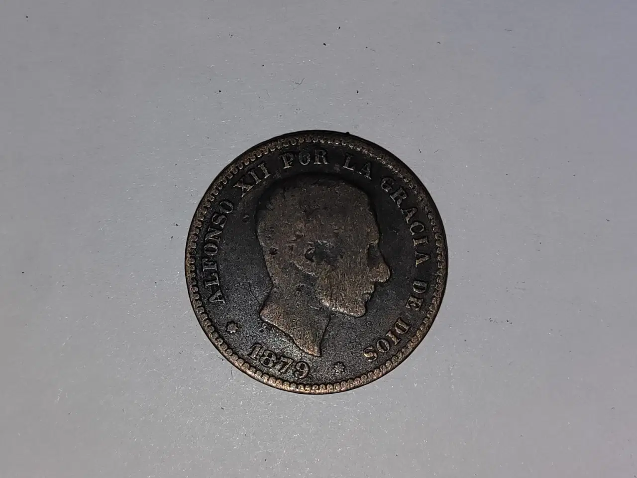 Billede 1 - 5 Centimos Spain 1879
