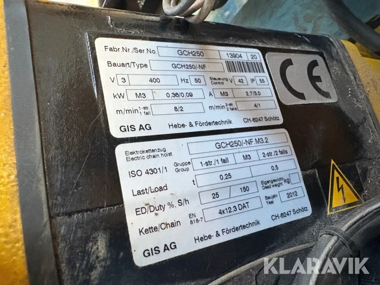 Billede 5 - Kran GIS AG GCH250/-NF