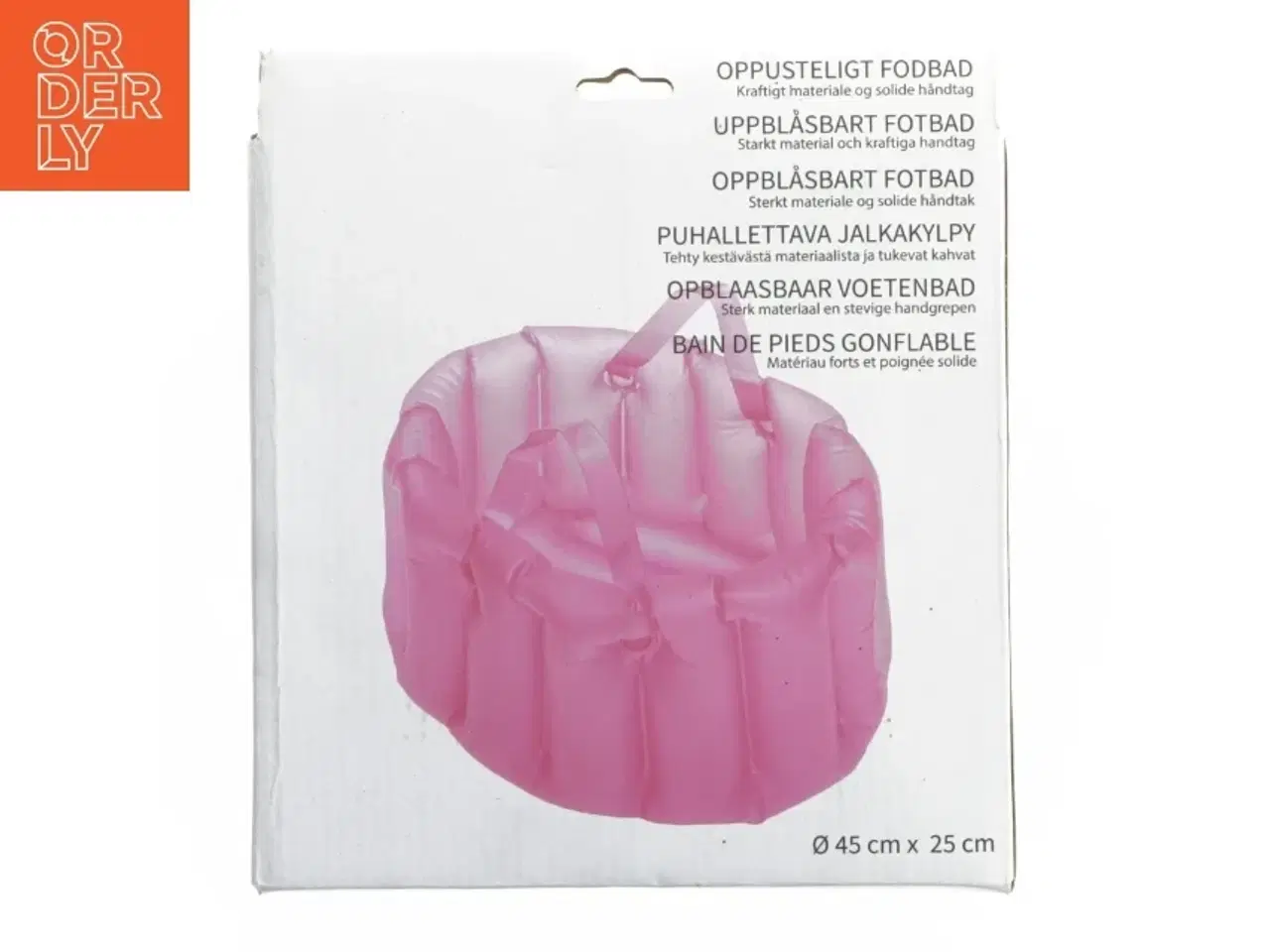 Billede 2 - NYT Oppusteligt fodbad (str. Ø 45x25 cm)