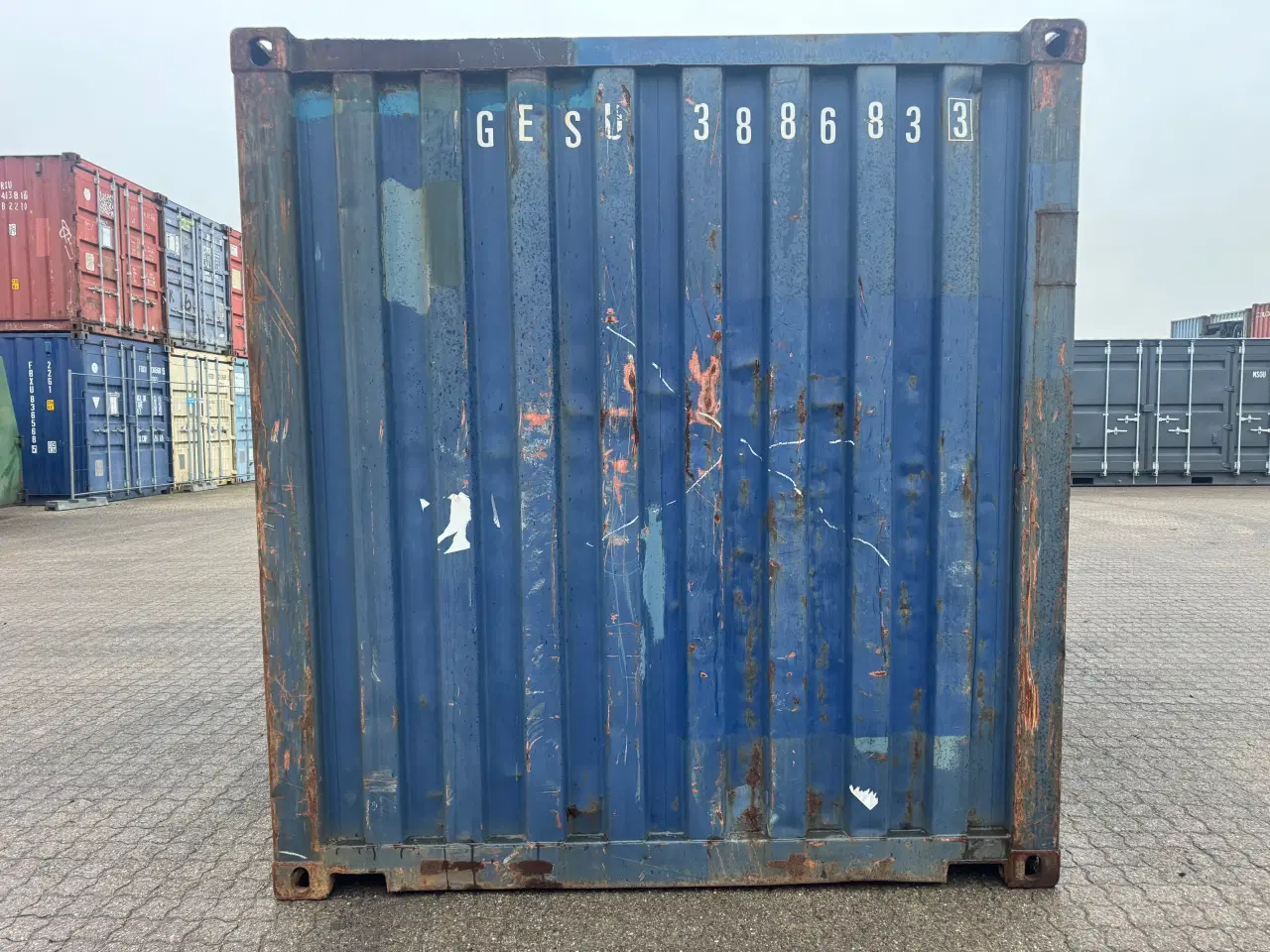 Billede 4 - Brugt 20 fods Isoleret Container-ID: GESU 388683-3