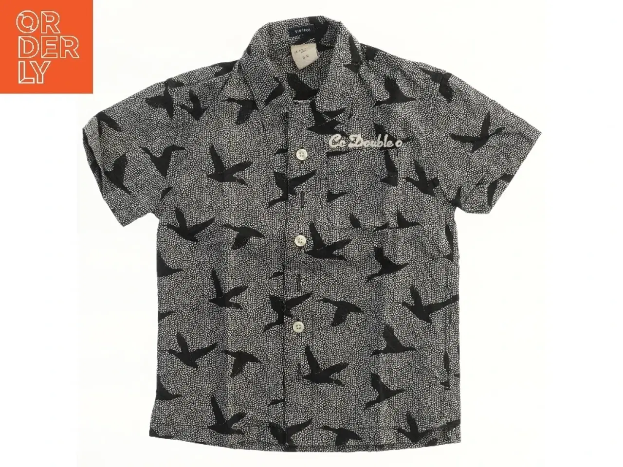 Billede 1 - Kortærmet skjorte med mønster fra Vintage (str. 116)