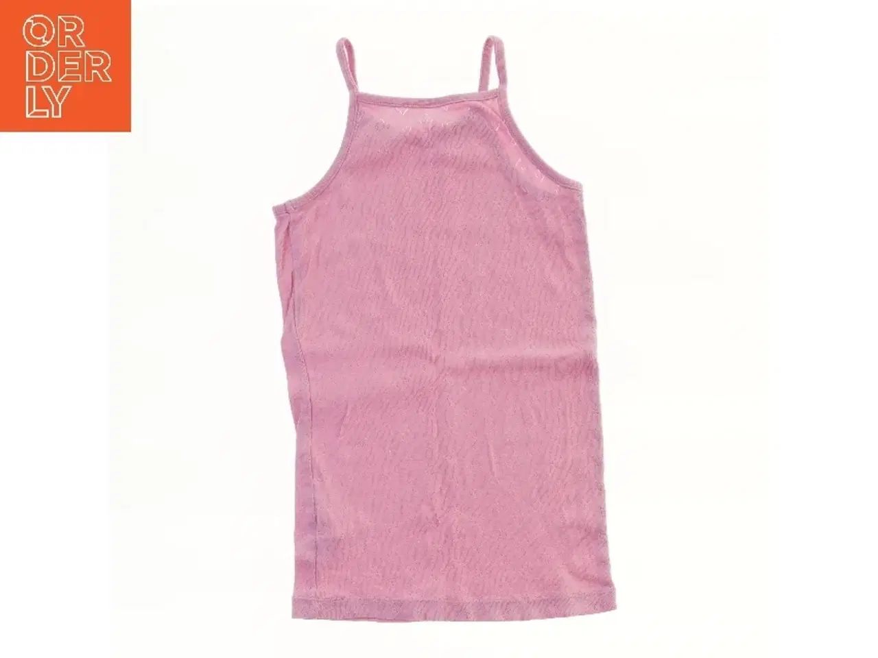 Billede 2 - Lyserød top med blondekant fra VRS (str. 140)