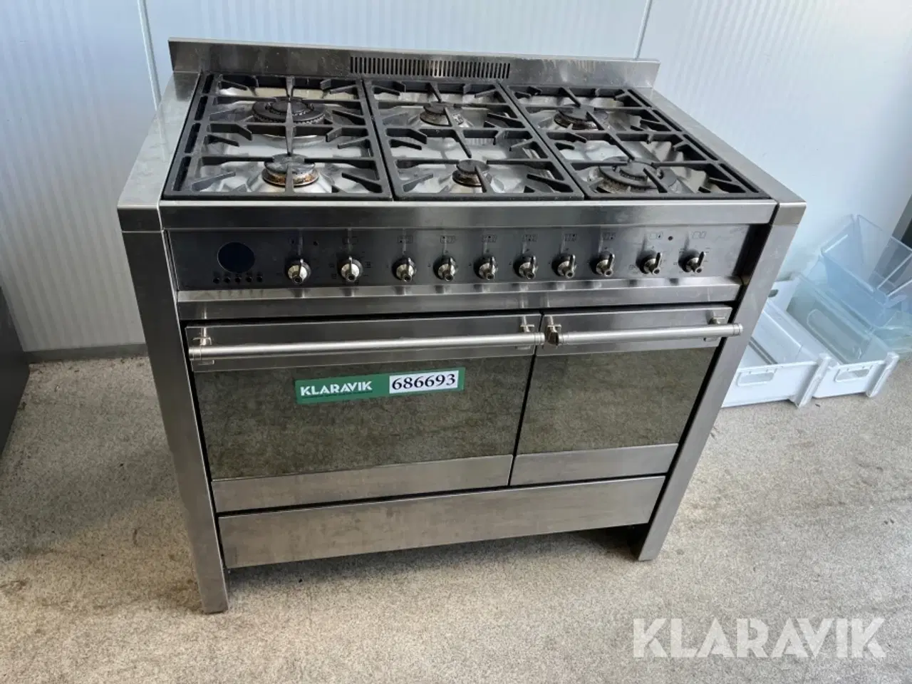 Billede 3 - Industri gaskomfur Smeg A2-6
