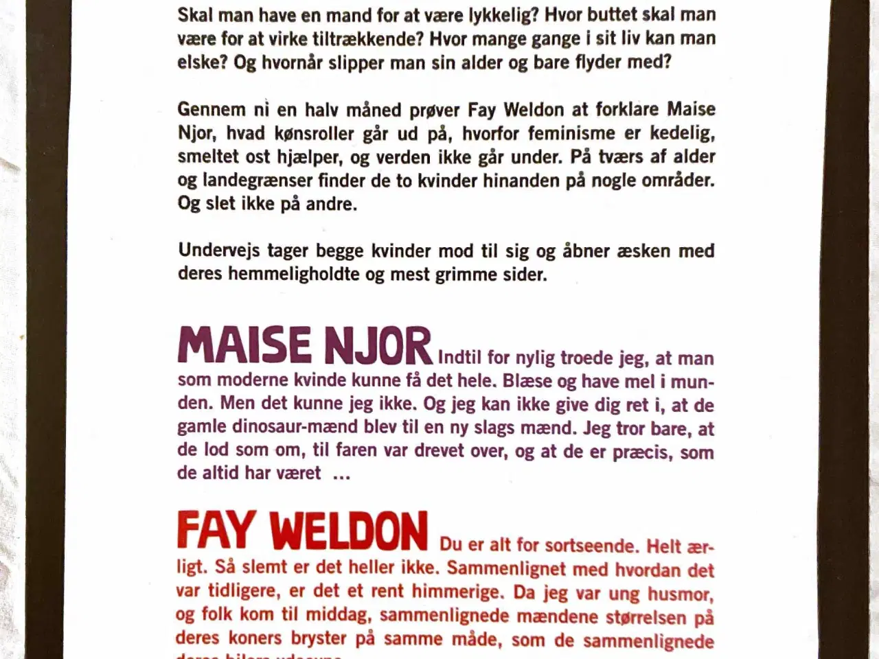 Billede 4 - Livet for let øvede / Fay Weldon og Maise Njor