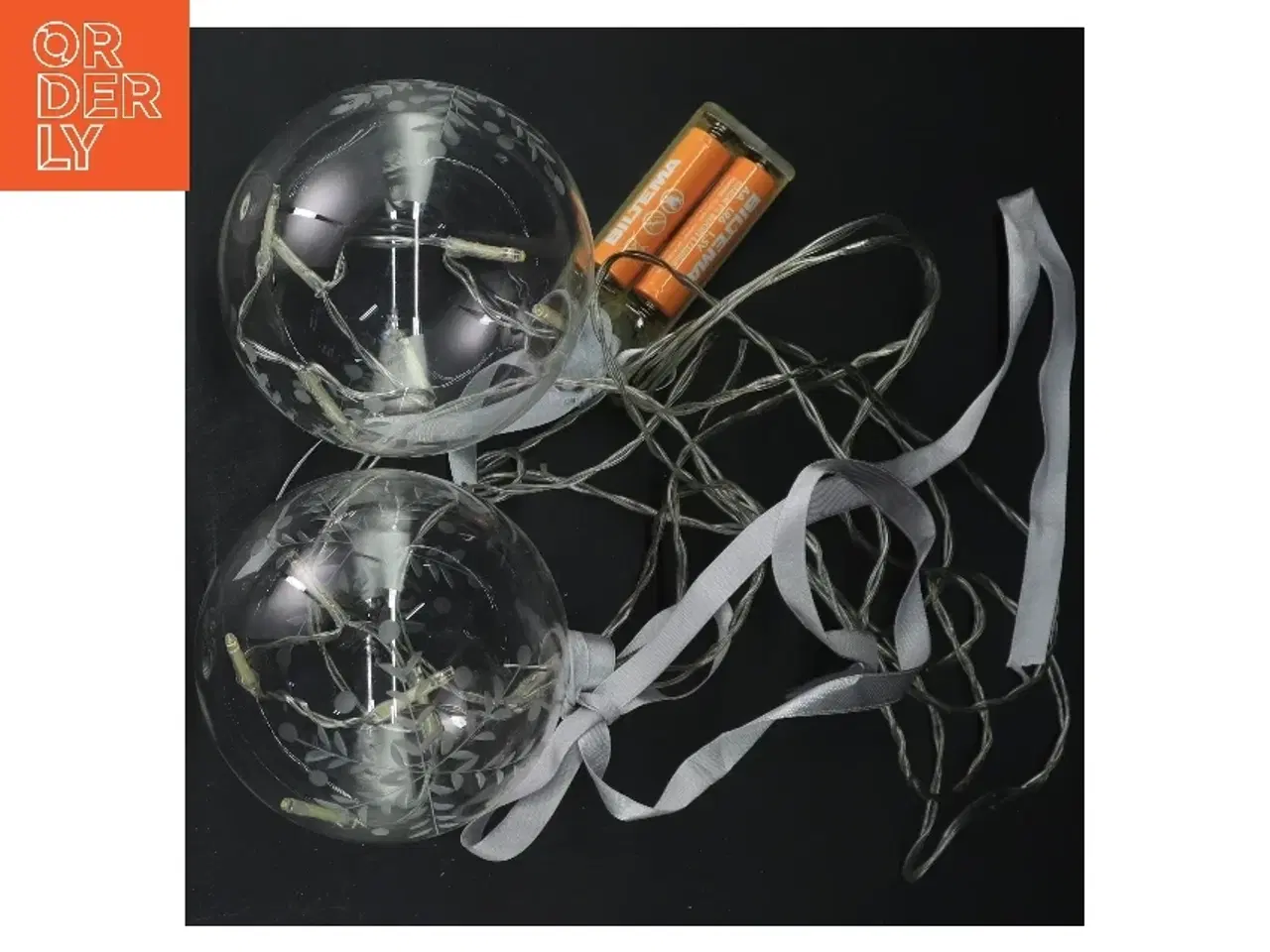 Billede 1 - Lyskugle til batteri, 2 stk fra Conzept (str. Ø 10 cm)