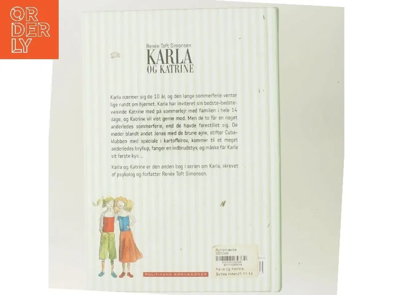 Billede 3 - Karla og Katrine af Renée Toft Simonsen (Bog)