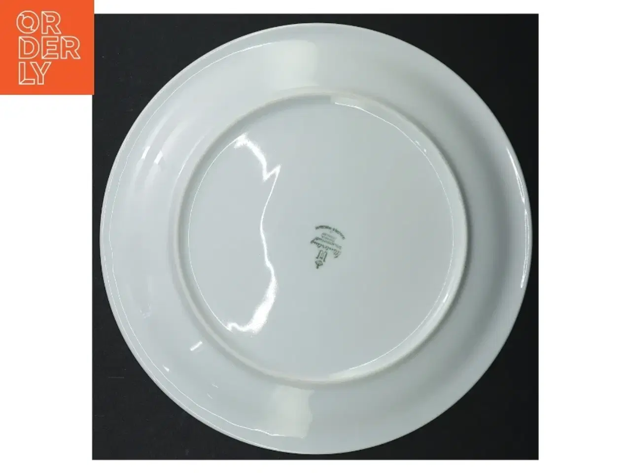 Billede 5 - 8 middagstallerkener, hvidt porcelæn (str. 23,5 cm)