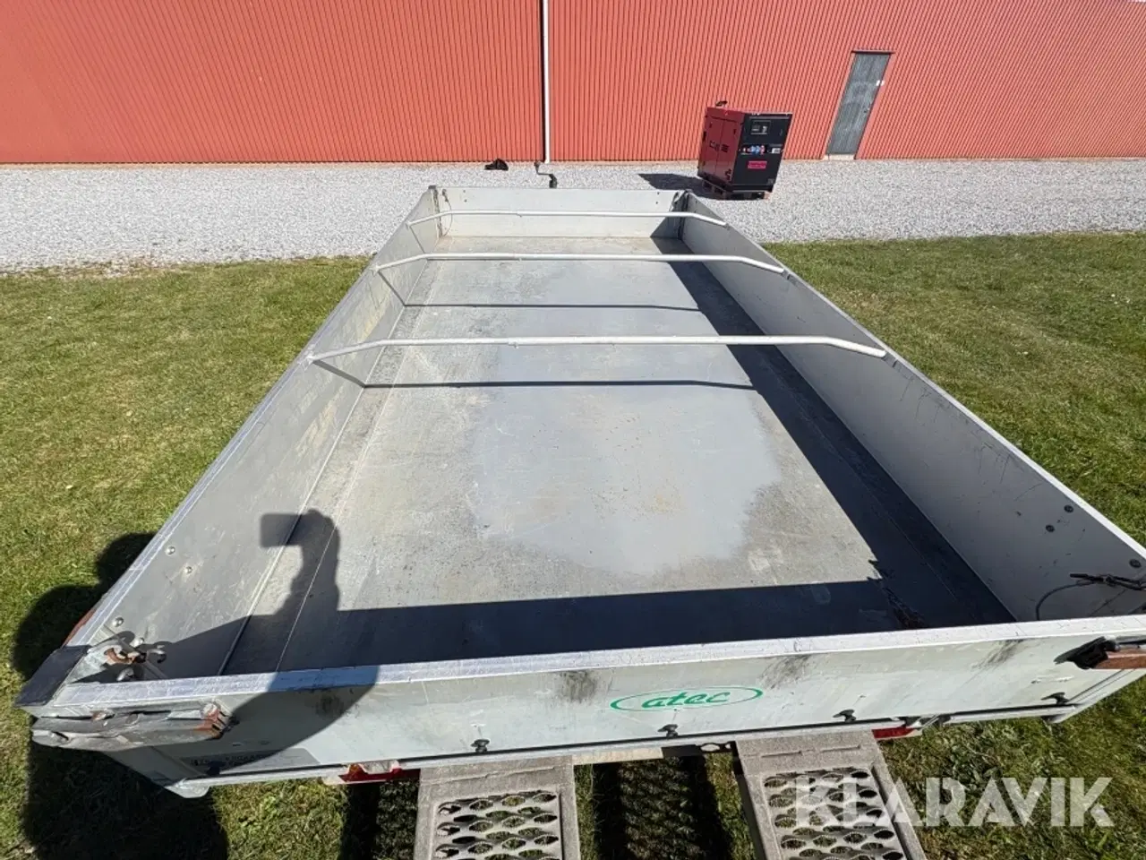 Billede 5 - Tiptrailer Atec K23-3000 3 punkt tip og ramper