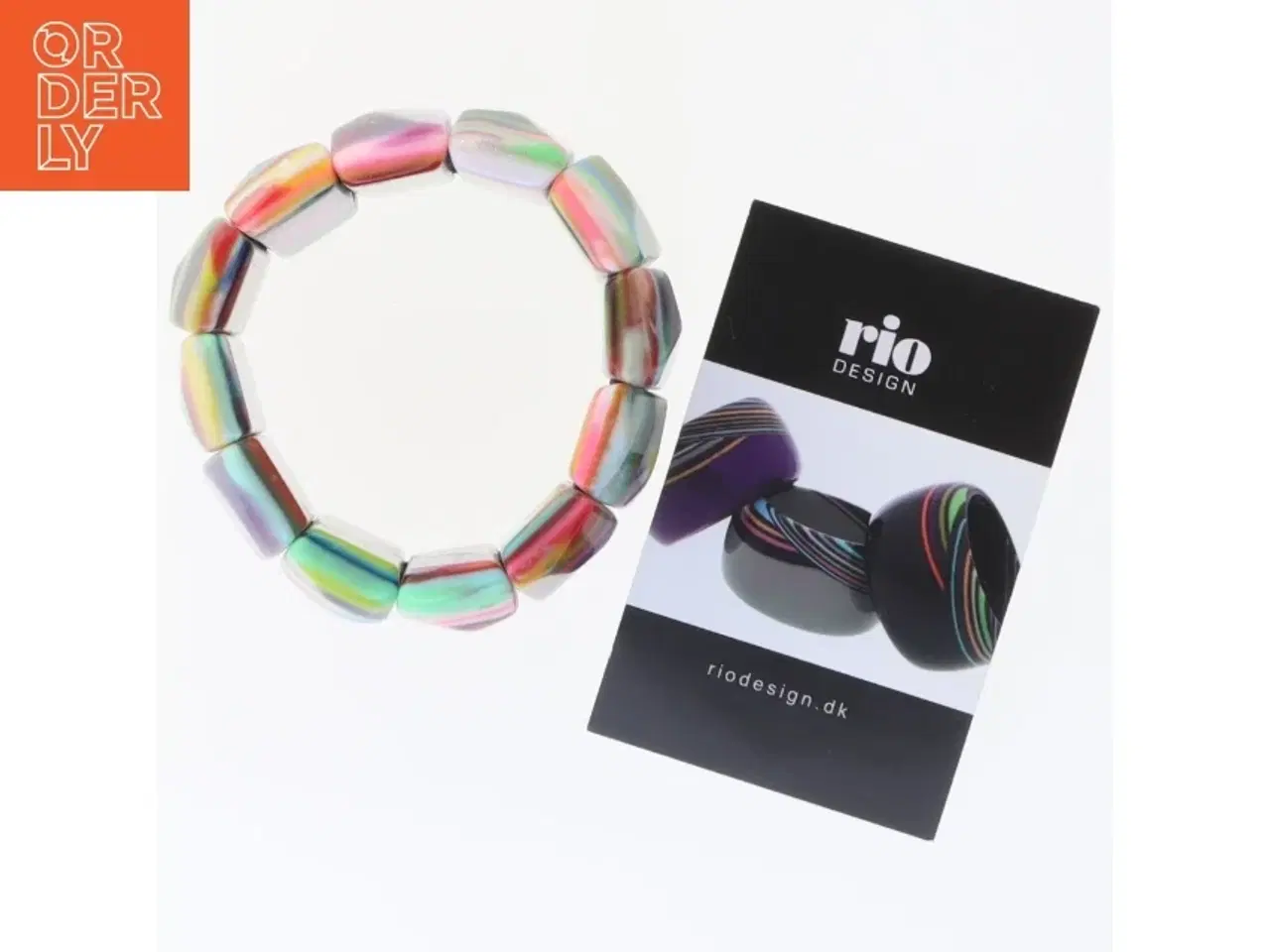Billede 4 - Farverig armbånd fra Rio Design (str. Ø 6 cm)