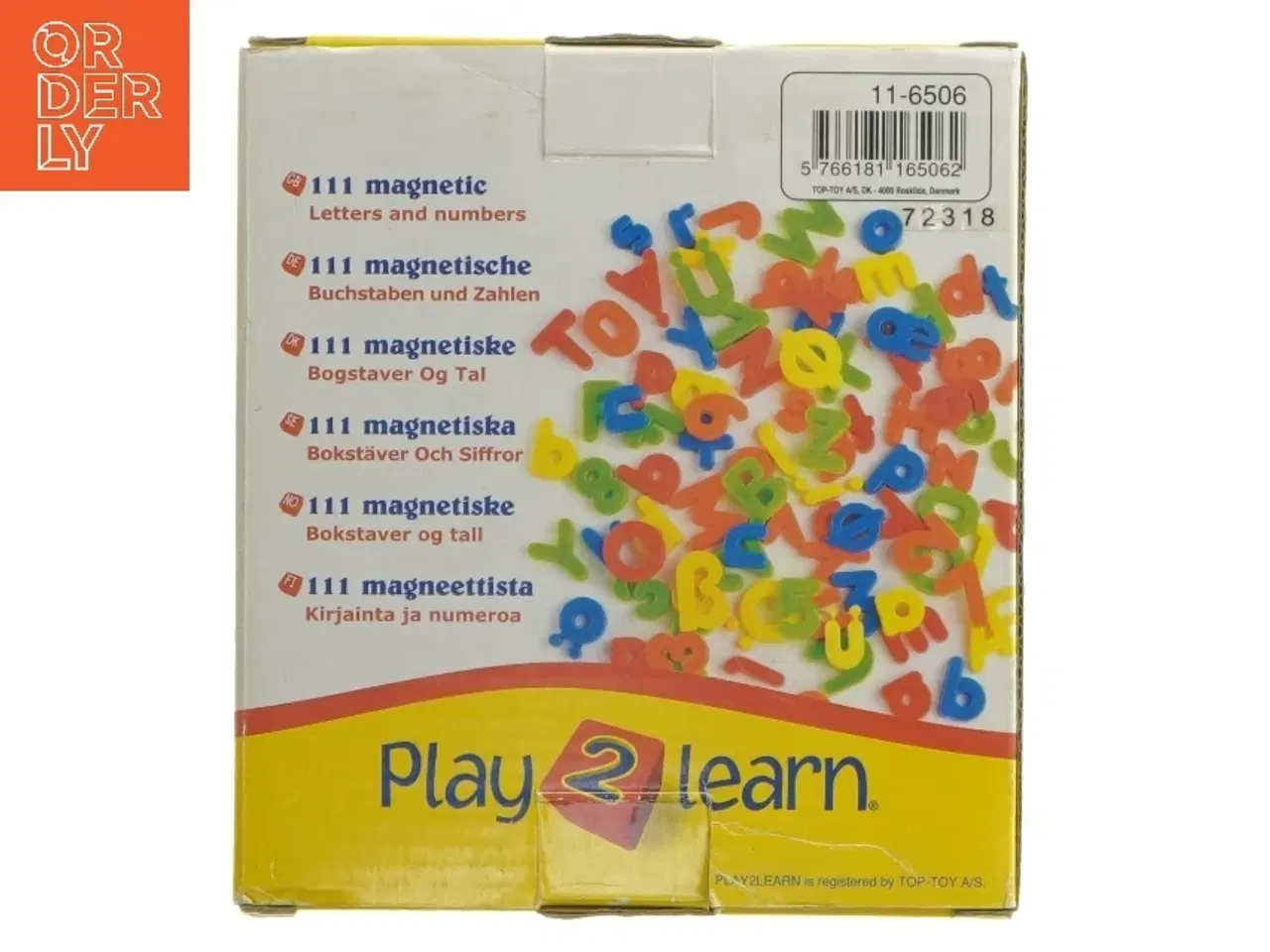Billede 2 - Magnetiske bogstaver og tal fra Play 2 Learn