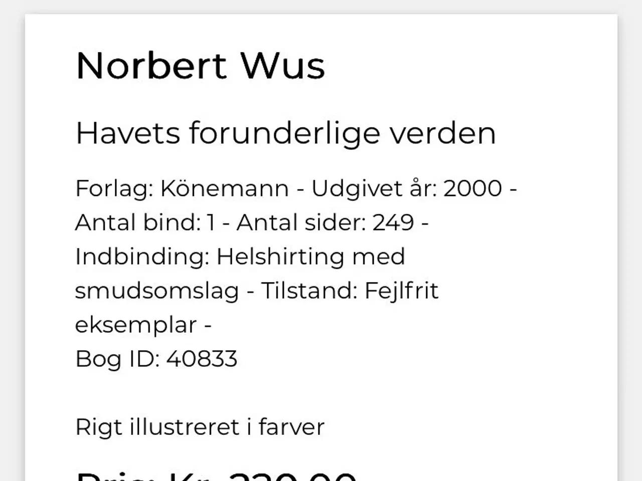 Billede 6 - Bogen Havets forunderlige verden 