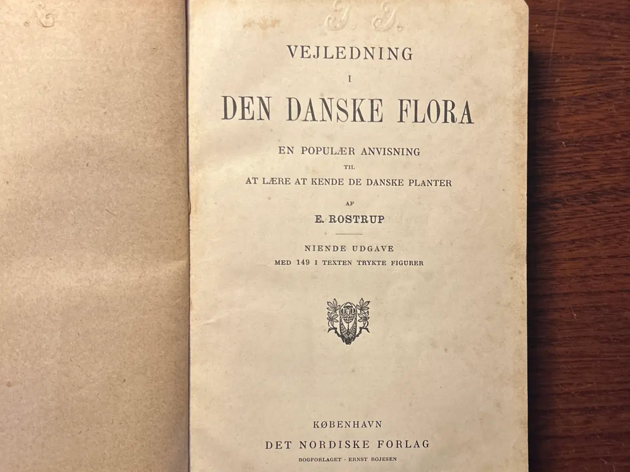 Billede 4 - E. Rostrup: Vejledning i den danske Flora