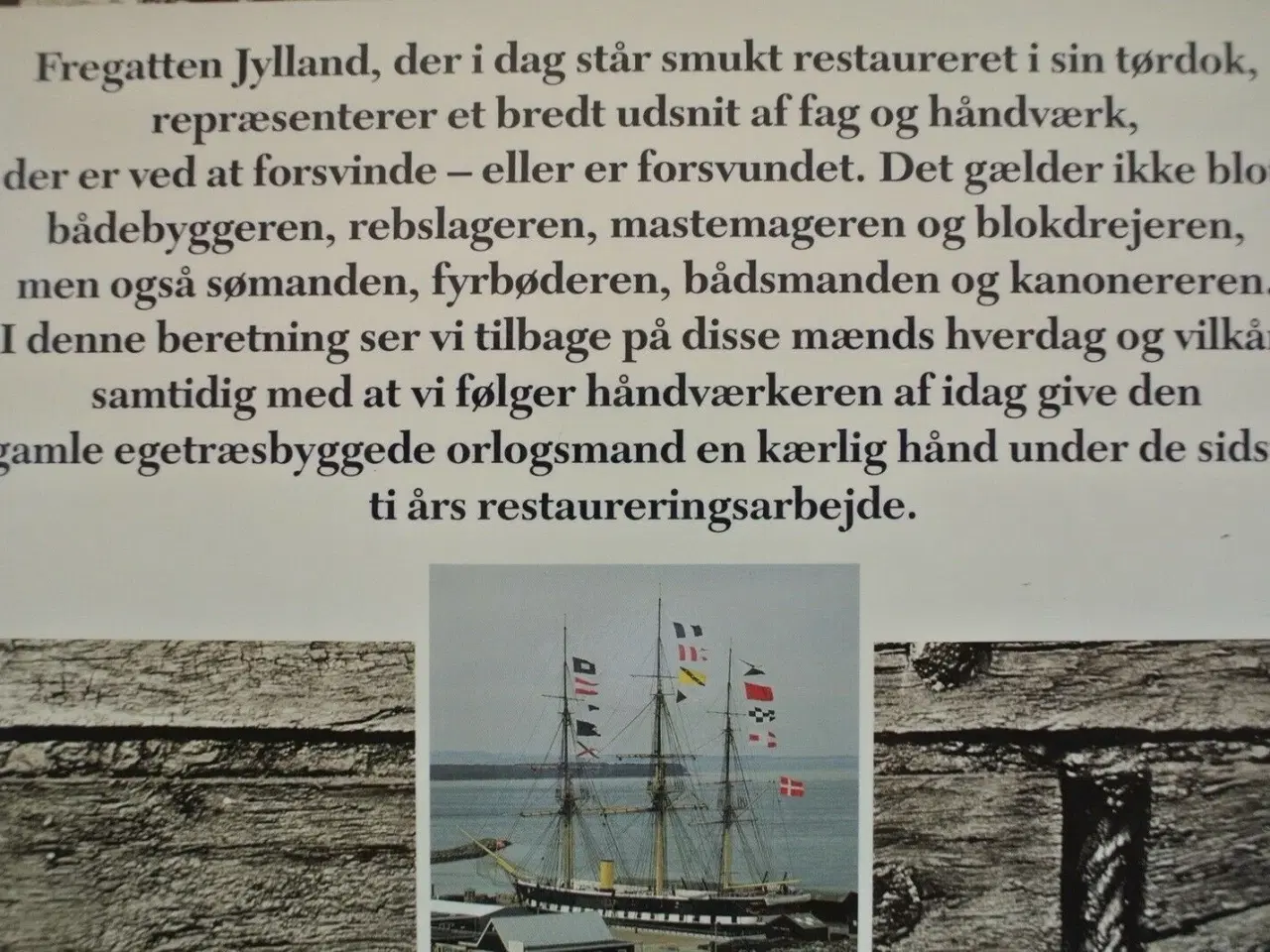 Billede 4 - historien om fregatten jylland. med dedikation, Af