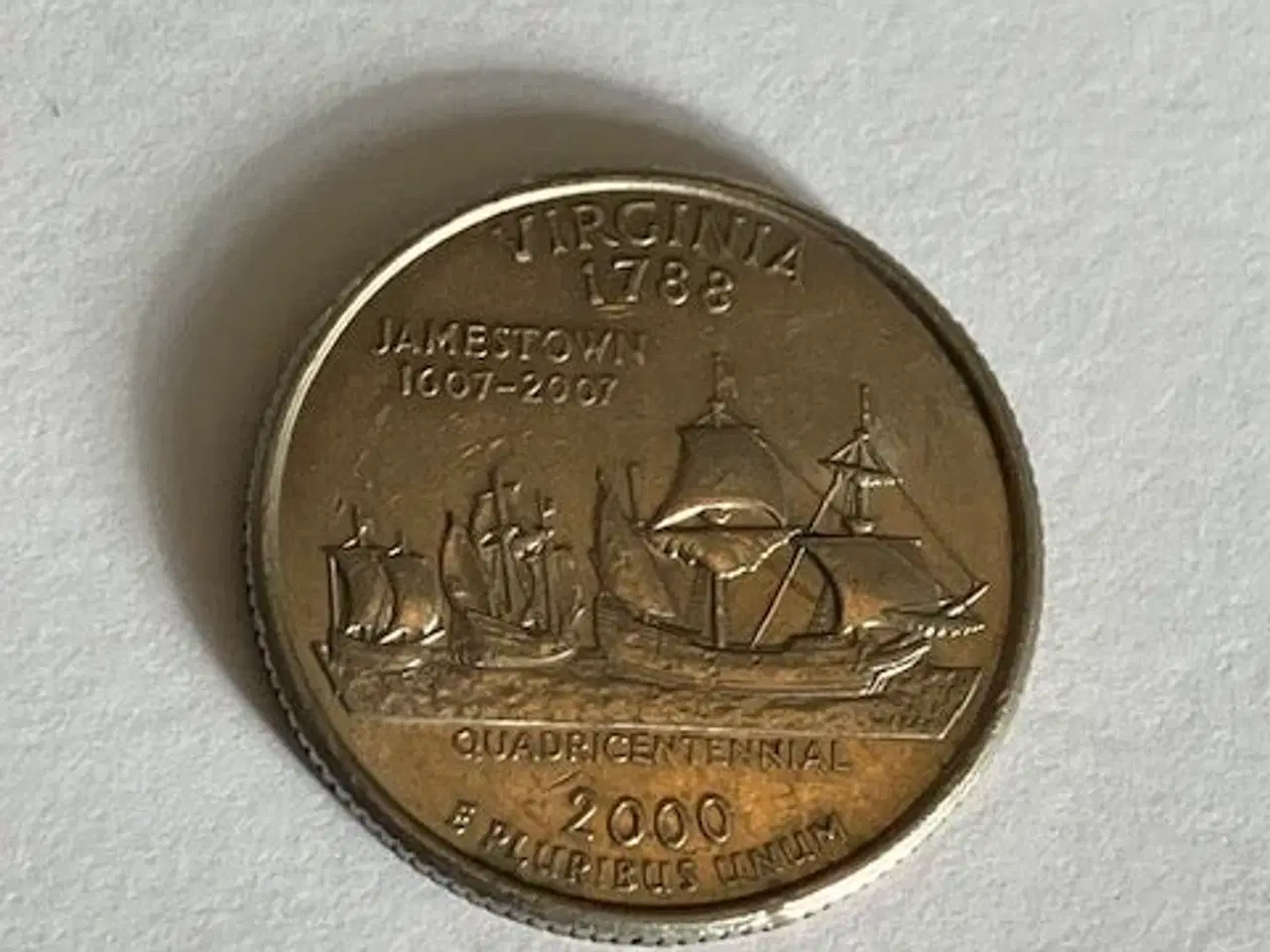 Billede 1 - Quarter Dollar 2000 Virginia USA