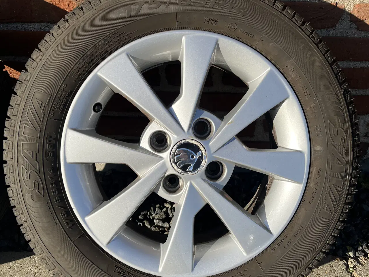 Billede 6 - 4x100 14” fælge med sommerdæk