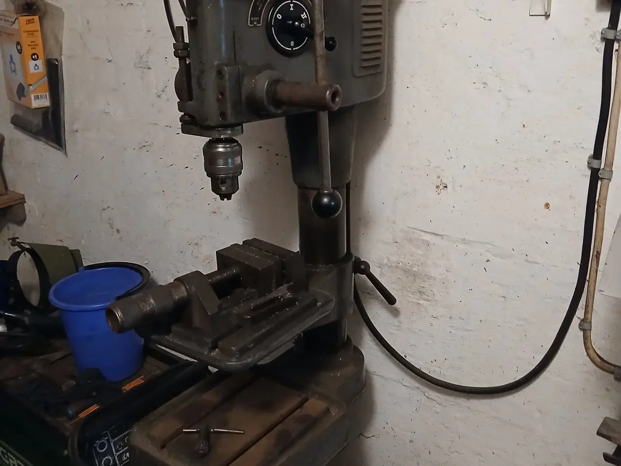 Billede 2 - Søjleboremaskine fast og justerbaratlæg 