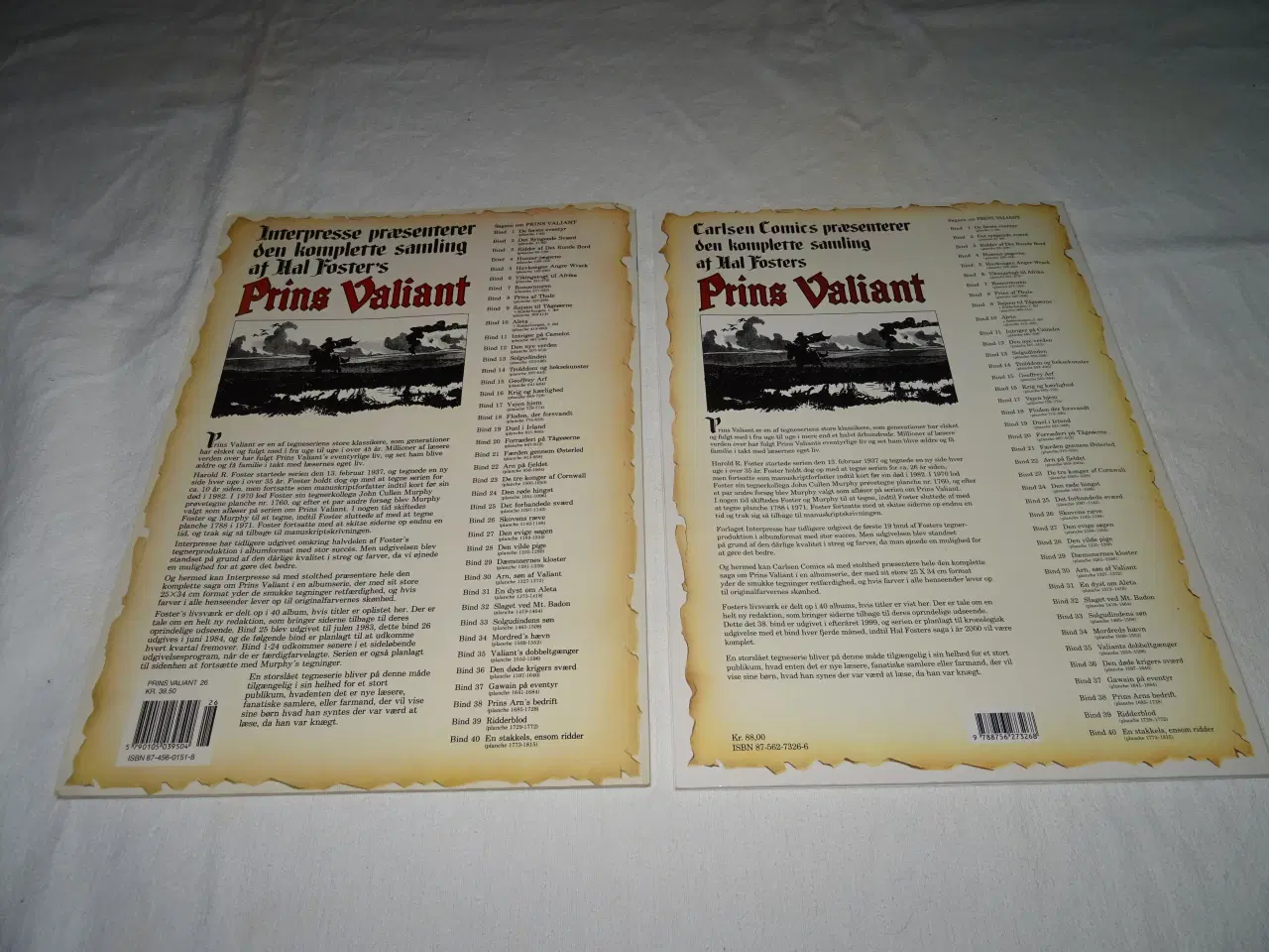 Billede 2 - Prins Valiant nr 26-38 1 udg 1 opl