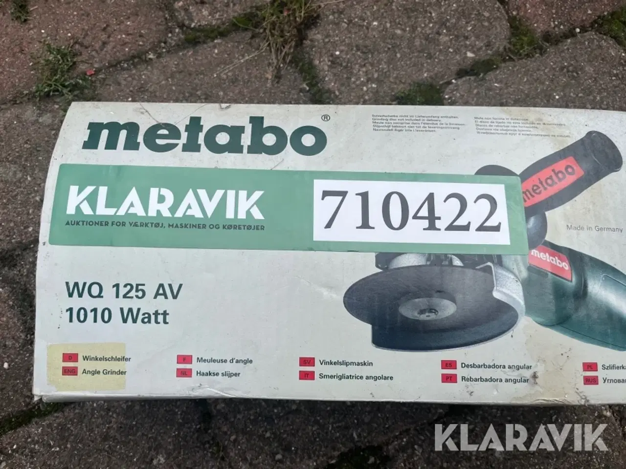 Billede 11 - Vinkelsliber Metabo WQ 125 AV