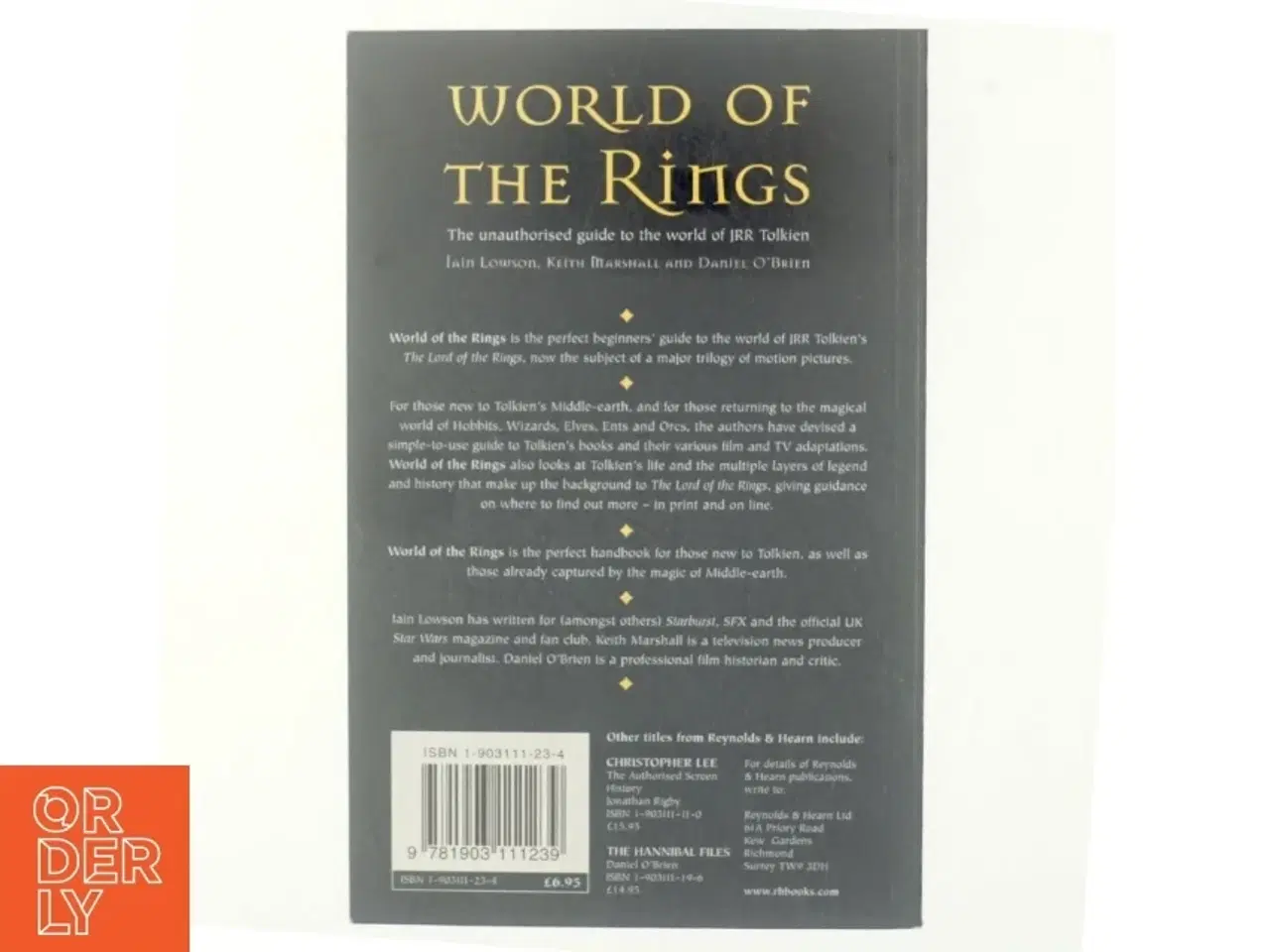 Billede 3 - World of The Rings : the unauthorised guide to the world of JRR Tolkien (Bog)