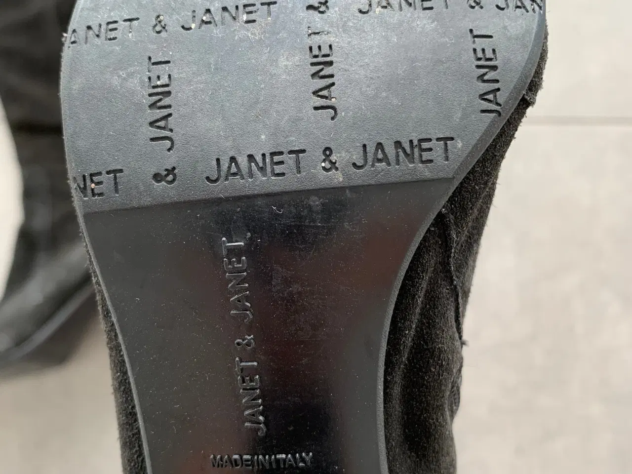 Billede 4 - Janet & Janet sort lang støvle