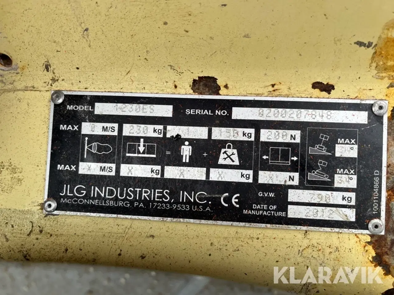 Billede 5 - Søjlelift JLG 1230ES