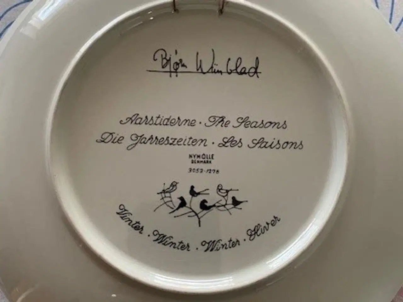 Billede 5 - Bjørn Wiienblad de 4 årstider 27cm