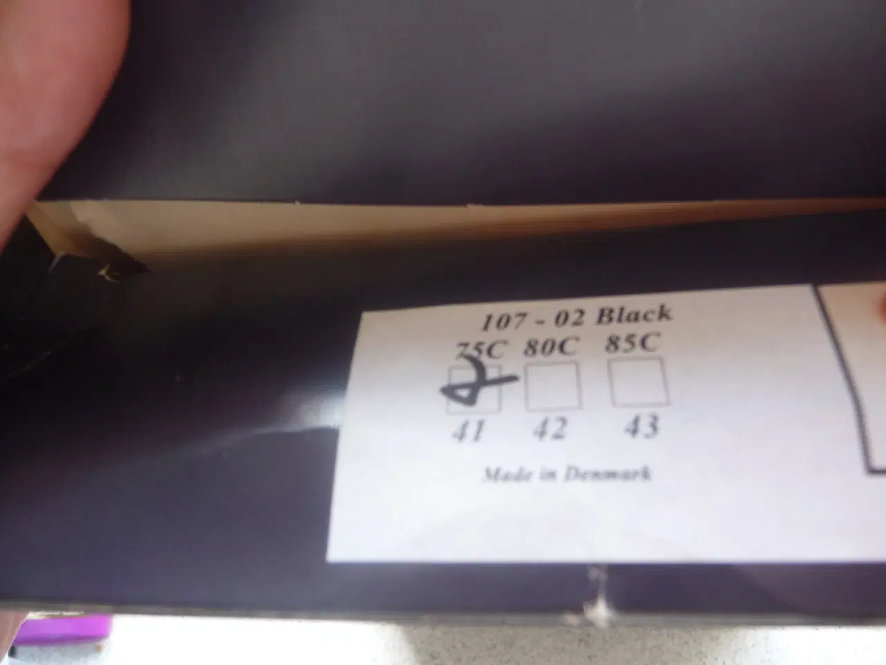 Billede 6 - lak bh 75 c sort