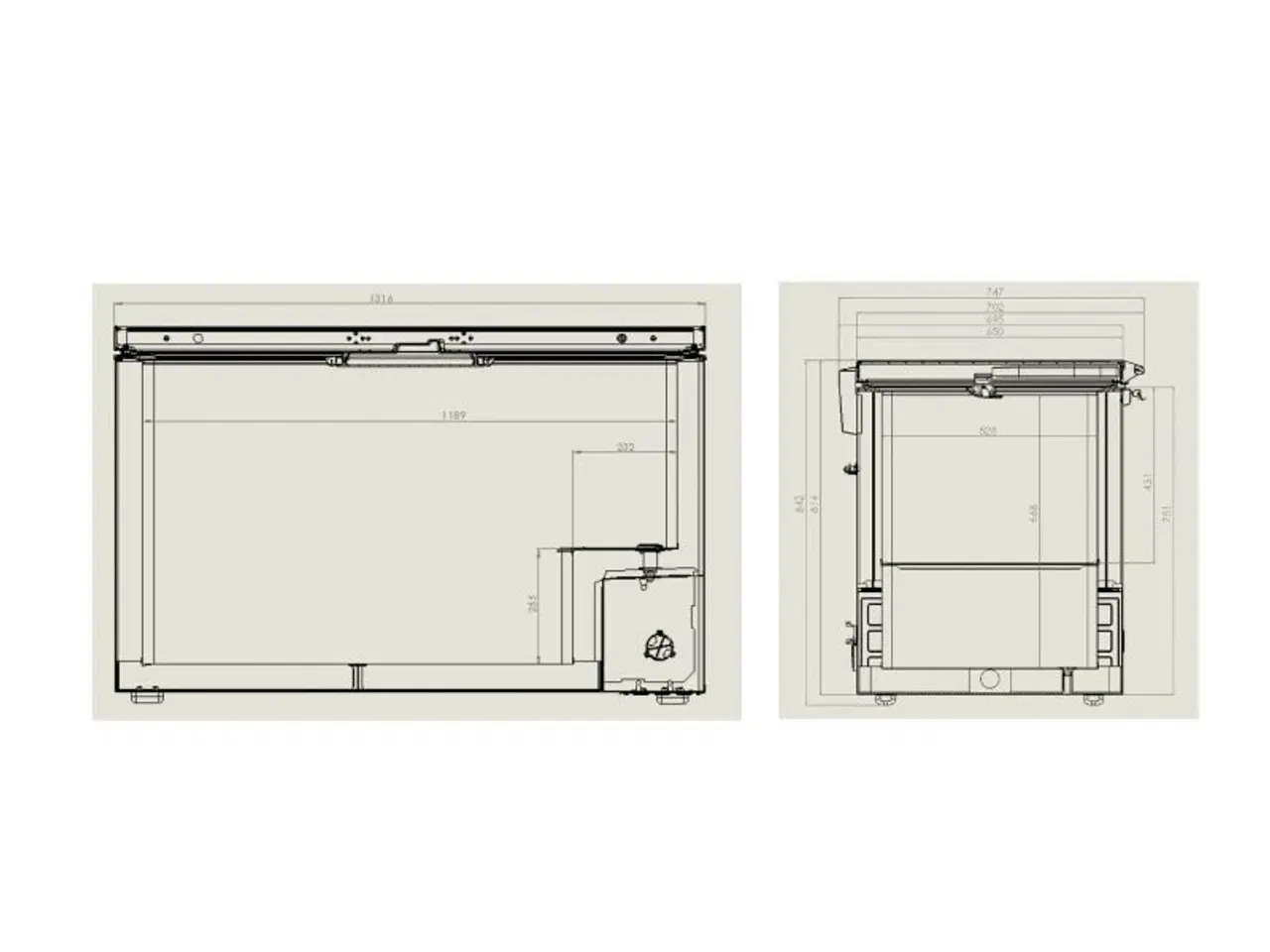 Billede 2 - Professionel kummefryser – 407 liter