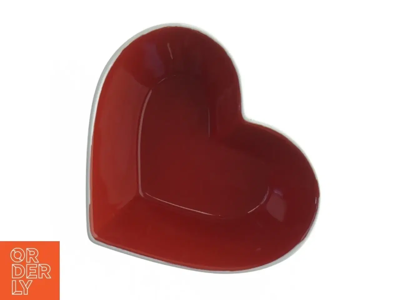 Billede 2 - Hjerteformet dual-farvet skål fra Sagaform (str. 13 x. 11 cm)