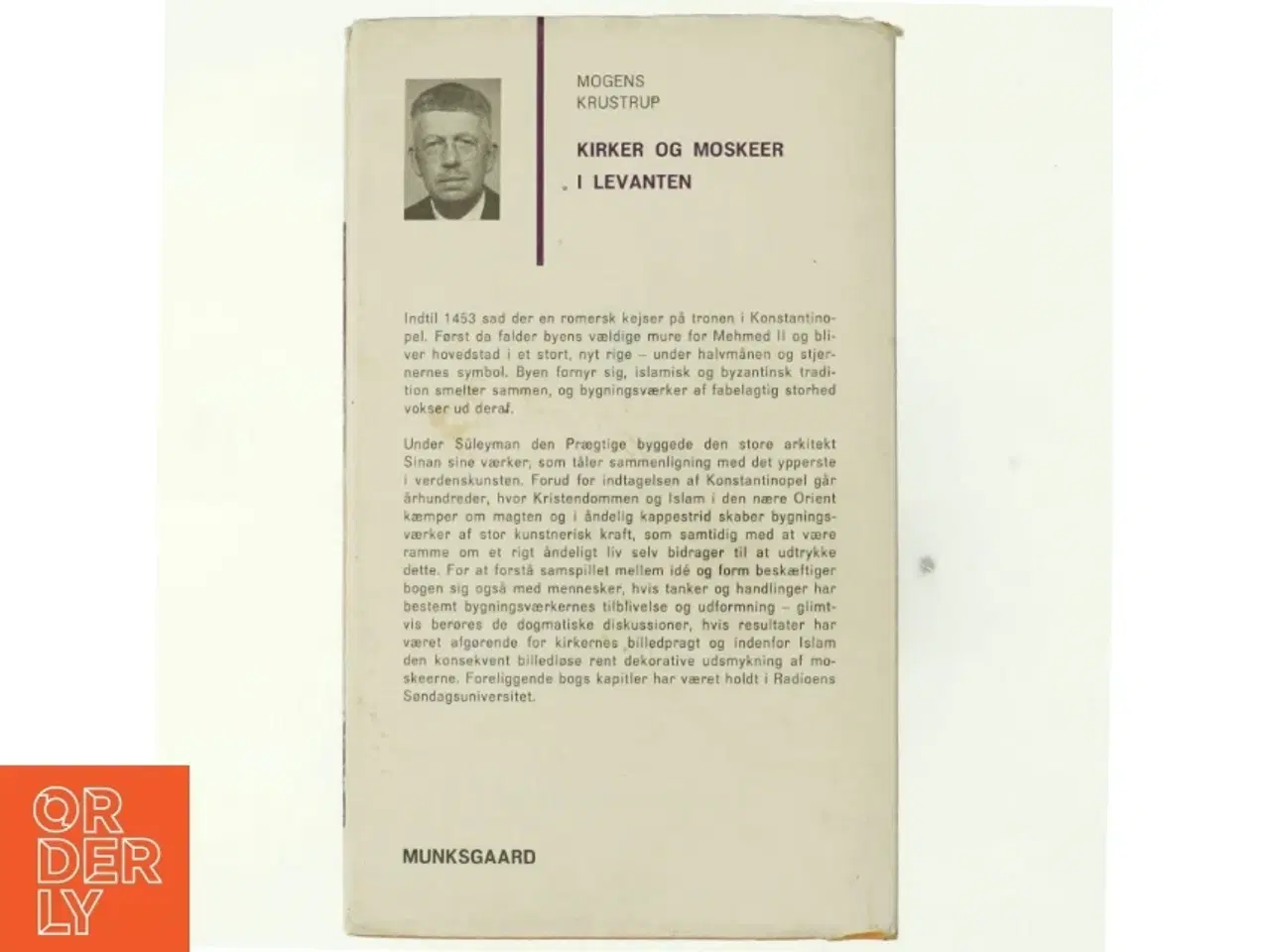 Billede 3 - Kirken og moskeer i Levanten af Mogens Krustrup (bog)