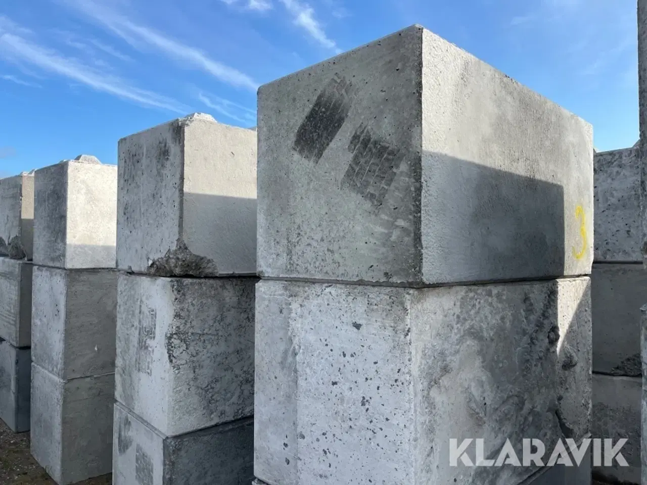 Billede 8 - Betonblokke / siloklodser 25 styk - 2. sortering