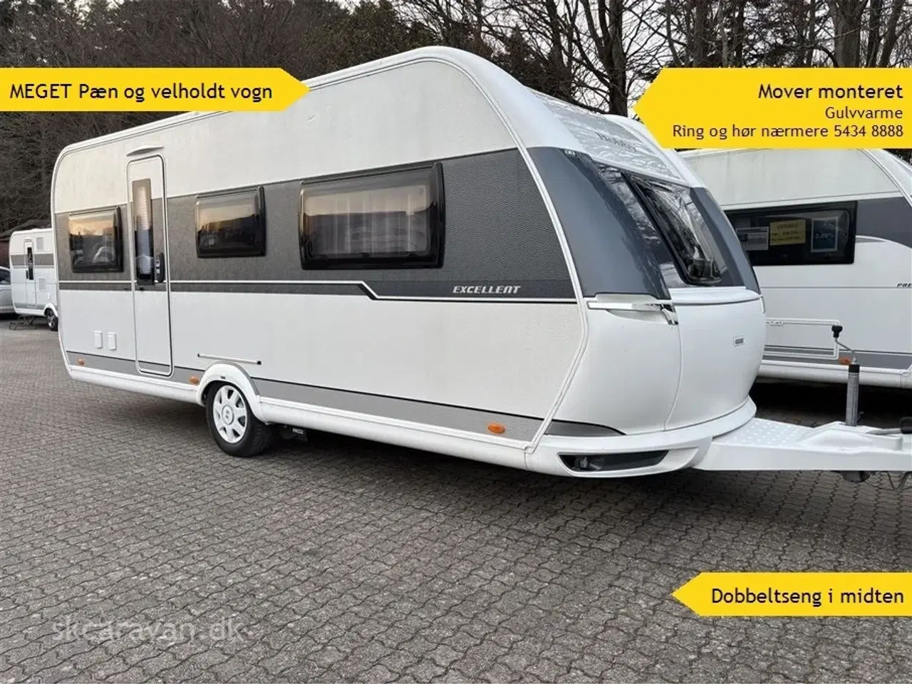 Billede 1 - 2018 - Hobby Excellent 540 UFF Pæn og velholdt campingvogn